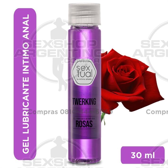 Gel lubricante intimo anal aroma a rosas 30ml.